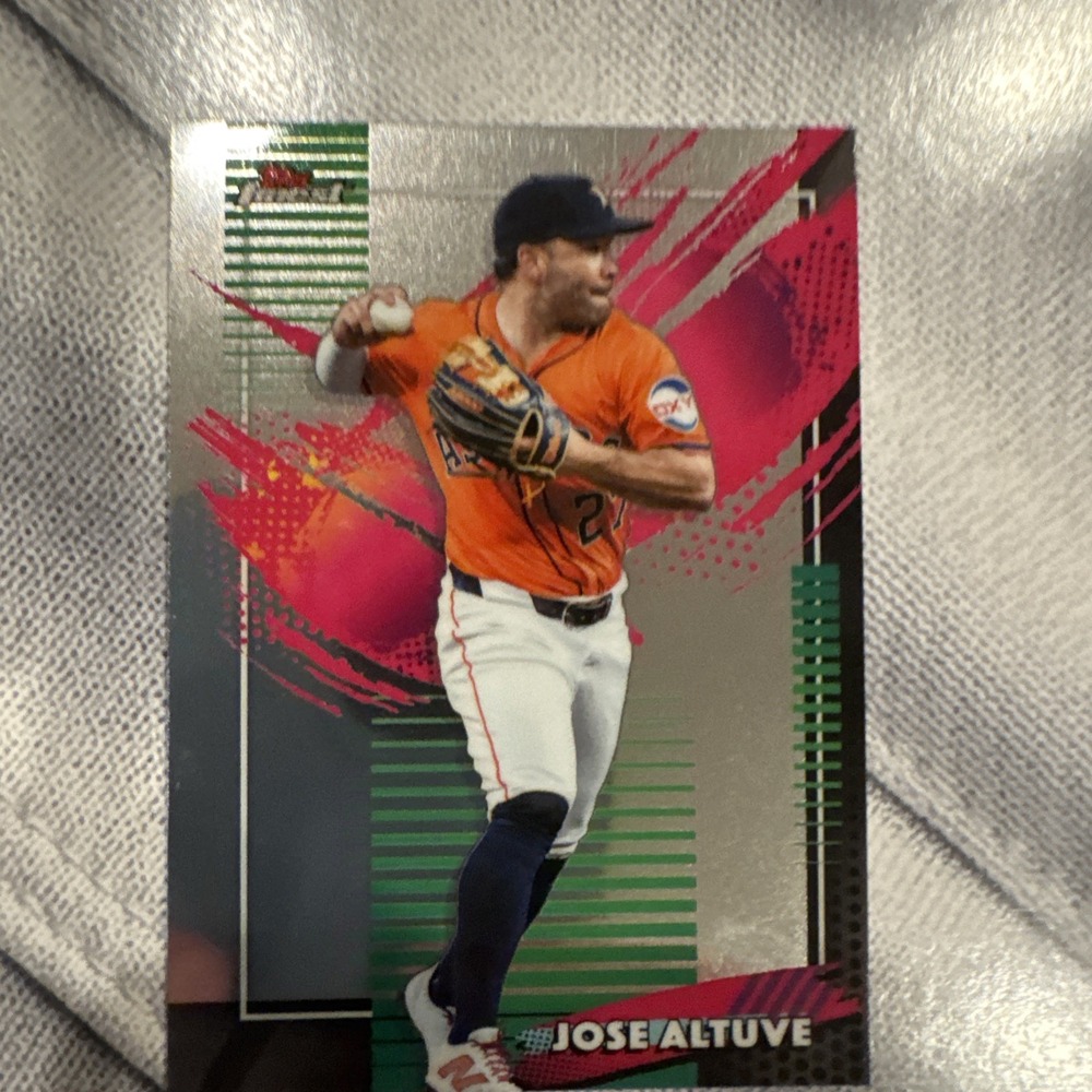 2026 Topps Finest Jose Altuve #209 Rare Houston Astros Baseball Card